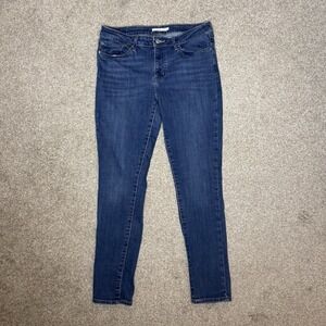 Levi's 711 Jeans Women's Size 32x30 (Tag 31) Blue Skinny Medium Wash Denim